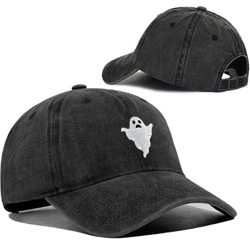 Gorro Baseball de Halloween Ghost bordado ajustable miniatura 4