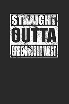 Paperback Straight Outta Greenmount West 120 Page Notebook Lined Journal Book
