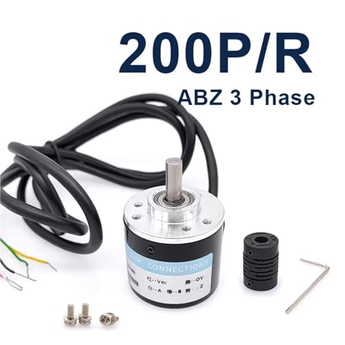 Encodeur rotatif capteur de position incrémentiel 200P PPR compatible E6B2-CWZ6C