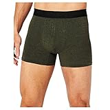 Superdry Mens Multi Triple Pack Boxer Shorts, Black/Olive/Grey, Large
