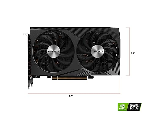 Scheda grafica GeForce RTX 3060 Gaming OC 8G (rev. 2.0), 2 ventole WINDFORCE, GDDR6 a 128 bit da 8 GB, GV-N3060GAMING OC-8GD REV2.0 scheda video - Scheda video - Immagine 7