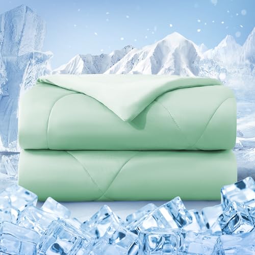 Cooling Comforter King Size with double-sided ice blanket