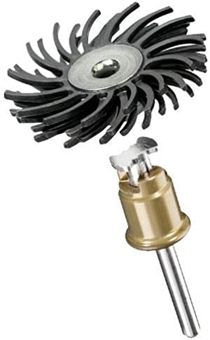 Dremel 471S EZ SpeedClic Abrasive Brush (Grit 36) for Detail Cleaning and Light Sanding