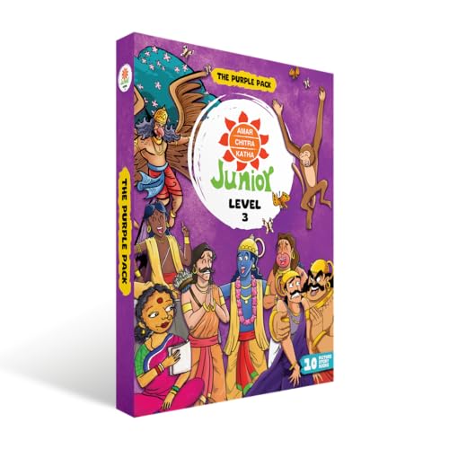 ACK Junior Pack: Level 03 | Ages 5-8 years | Toddlers & Young Kids Comic Books | Indian Folktales, Humor and Mythology | Illustrated Children's Comics | Amar Chitra Katha