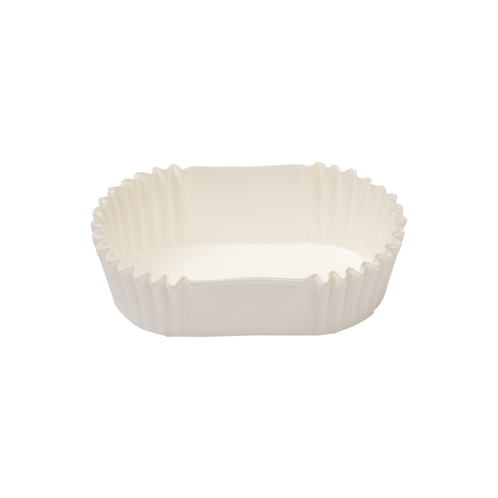 Moldes de papel cuadratos Decora 45x45x25mm para repostería elegante y babàs perfectos