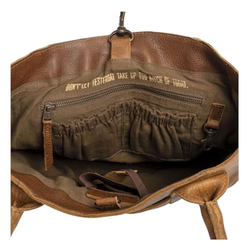 Bolso Tote con Estampado Leopardo Great Plains miniatura 4