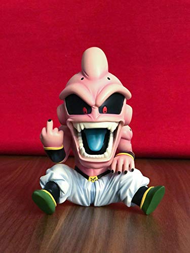 Tomor Majin Buu Mauvais Goût Mignon Ver. Boo Freeza Freeza Doigt Milieu Q Assis Figurine PVC Goku 12Cm