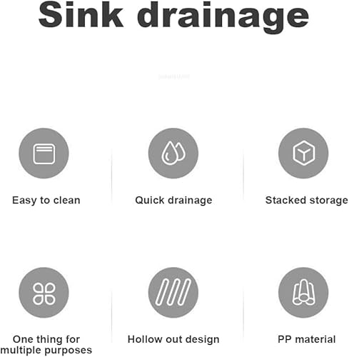 Miniatura 3 de Cesta de colador de cocina, bonita cesta de escurridor de cola de gato, gran capacidad, colador de lavado, cesta de drenaje con reposabrazos sobre