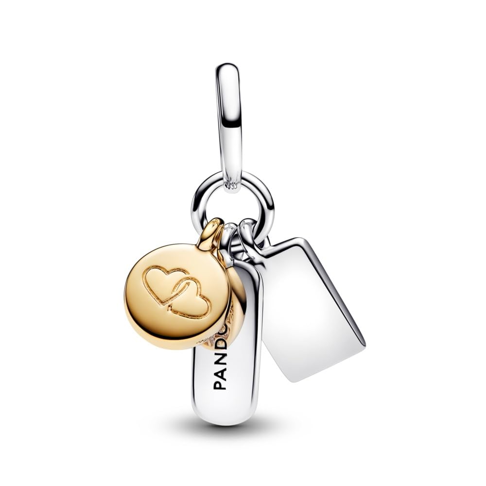 PANDORA Dreifach-Anhänger Charme 763436C01 Freundschaft