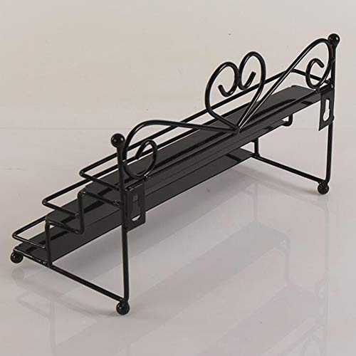 Suszian Makeup Organizer, Nagellack Display Rack Stand Halter, 3 Schicht Herz Nagellack Regal Kosmetik Display Stand… – Bild 7