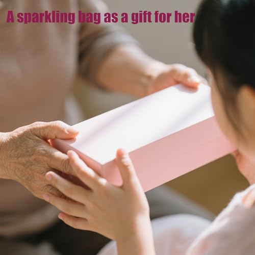 Sparkling Unicorn Backpack, Cute Sparkly Backpack, eyes can move, Adjustable Beling bag(Small backpack, Pink)4