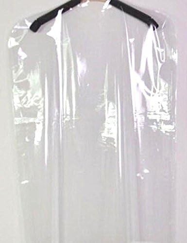 Weedoo Clear Polythene Garment Covers Clothes Suit Dress Plastic Bags Poly roll (10, 42" (107cm))