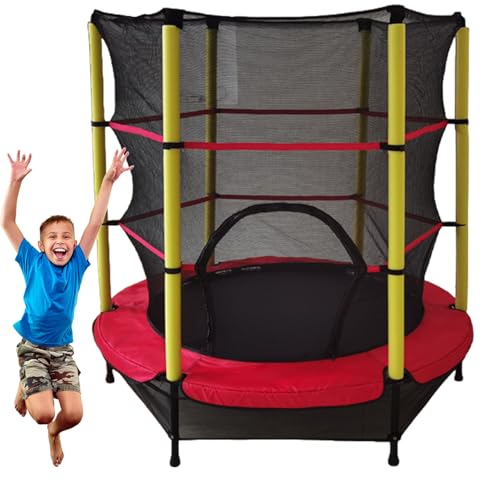 Filet de trampoline pour cadre rond 55 pouces idéal pour sécuriser les jeux de jardin