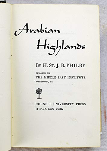 Arabian highlands B0007IVG26 Book Cover