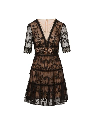 Adrianna Papell Women's Lace Embroidery Dress - Image 6