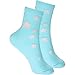 Produktbild cosey 4 Paar Damensocken - Sterne - Hellblau