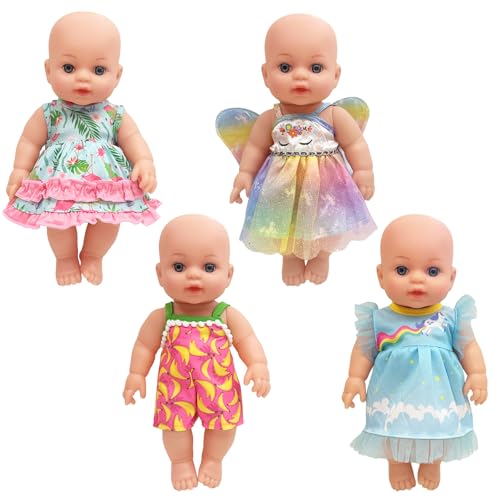 Dolls Clothes for 12-14 Inch Baby Dolls, Baby Doll Clothes Dress ...