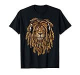 Rasta Lion Rastafari Löwe Reggae Music Lover, Rasta Lion Rastafari Löwe Geschenk für Reggae Music Lover,Rasta Reggae Lion Musikkunst für Rastafari Lover T-Shirt