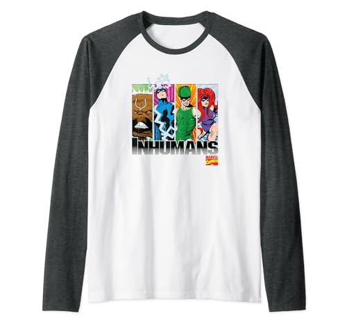 Marvel Comics Inhumans Raglan Baseball Tee