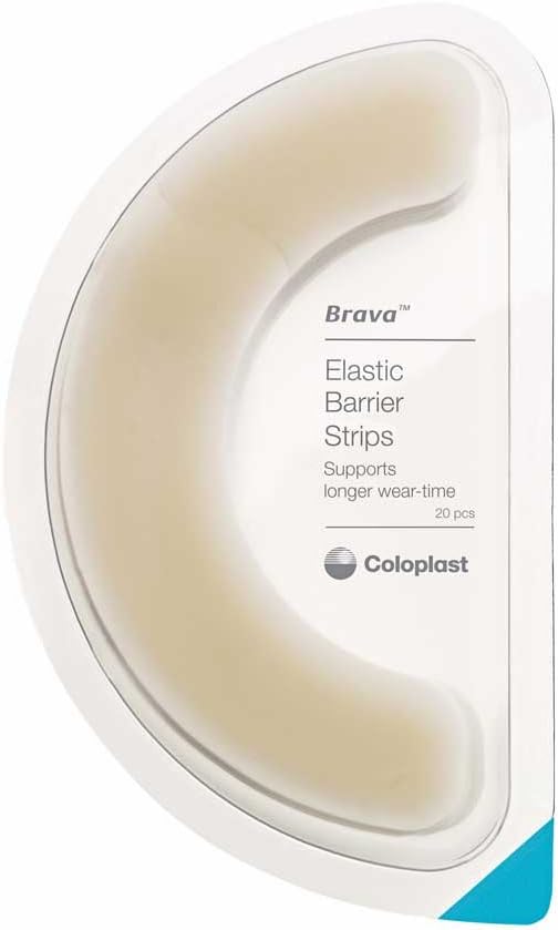 Brava Elastic Barrier Strips, Curved, 5 1/2 Inches Long 120700 (Case of 100)