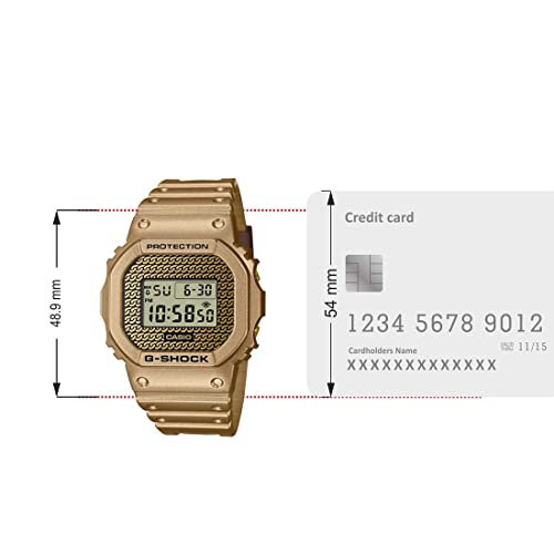 Casio G-Shock DWE-5600HG-1DR Digital Dial Gold Resin Strap Men's Watch Shock Resistant Changeable Strap G1268 - Image 7