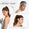 AWUMBUK Bandeau Cheveux Femme Homme, Bandeaux Mode pour Femmes Antidérapant Headband Running Sport Yoga Élastique Unisexe Accessoire Cheveux 8 PCS #4