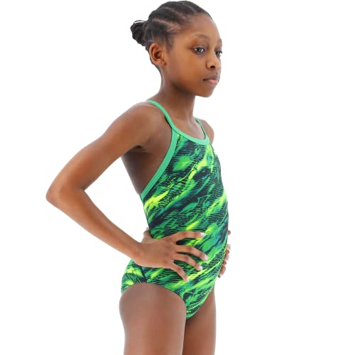 TYR Maiô Cadence Diamondfit para meninas