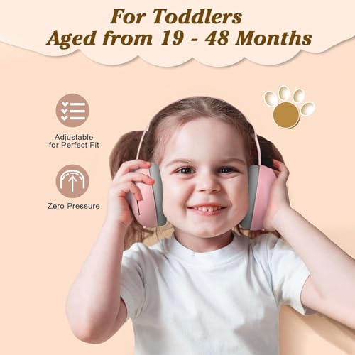 Image of BAYBEE Noise Reduction Ear Muffs for Baby | Essential Infants Ear Protector Headphones with 25db Noise Cancellation & Adjustable Headband | Improves Sleep, Ideal for Travel, Fireworks
