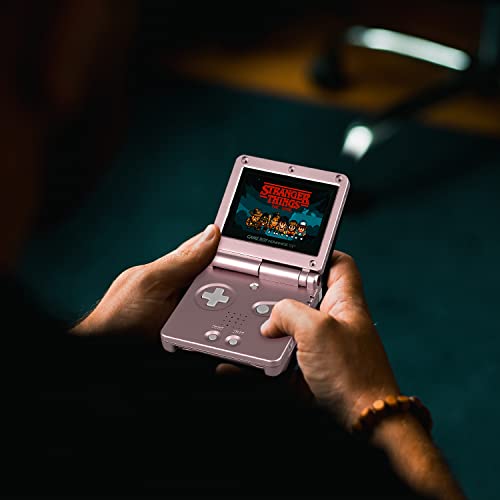 OSTENT Capa de substituição completa para Nintendo GBA SP Gameboy Advance SP - Cor Rosa