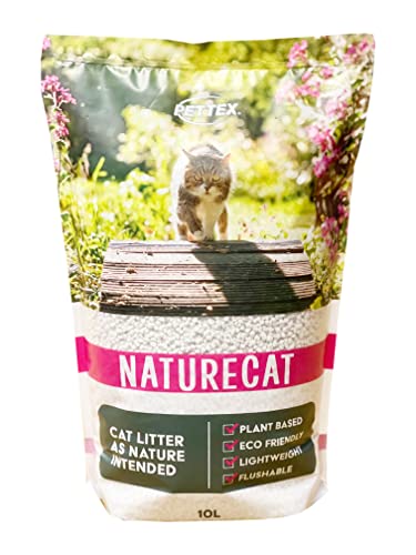 Pettex Naturecat Tofu Cat Litter Natural Plant Based - Lightweight and Clumping - 100% Biodegradable with Superb Odour Control. Large Size 10 L Bag Pettex Naturecat Tofu Cat Litter Natural Plant Based - Lightweight and Clumping - 100% Biodegradable with Superb Odour Control. Large Size 10 L Bag
