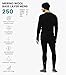Merino.tech Merino Wool Base Layer Mens Set - Heavyweight, Midweight, Lite Merino Wool Thermal Underwear For Men Top, Bottom (X-Large, Black Oil)