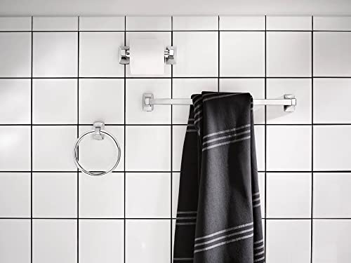 Moen Yb0193Ch Adler Spring Loaded Paper Holder Bar/Towel Ring, Chrome #TOP1