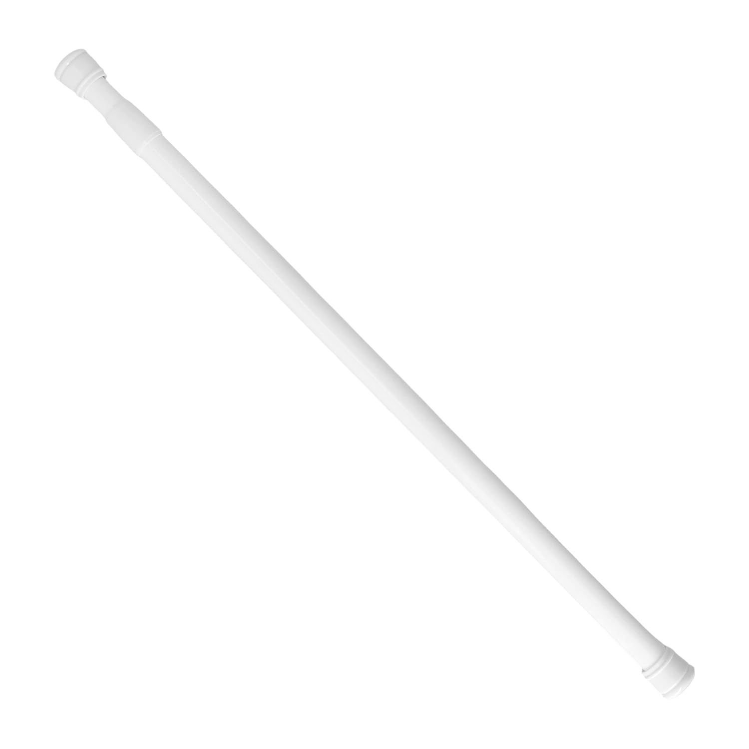 ORYX Barra Para Cortina Ducha Extensible Aluminio Blanco 70 a 125 cm.