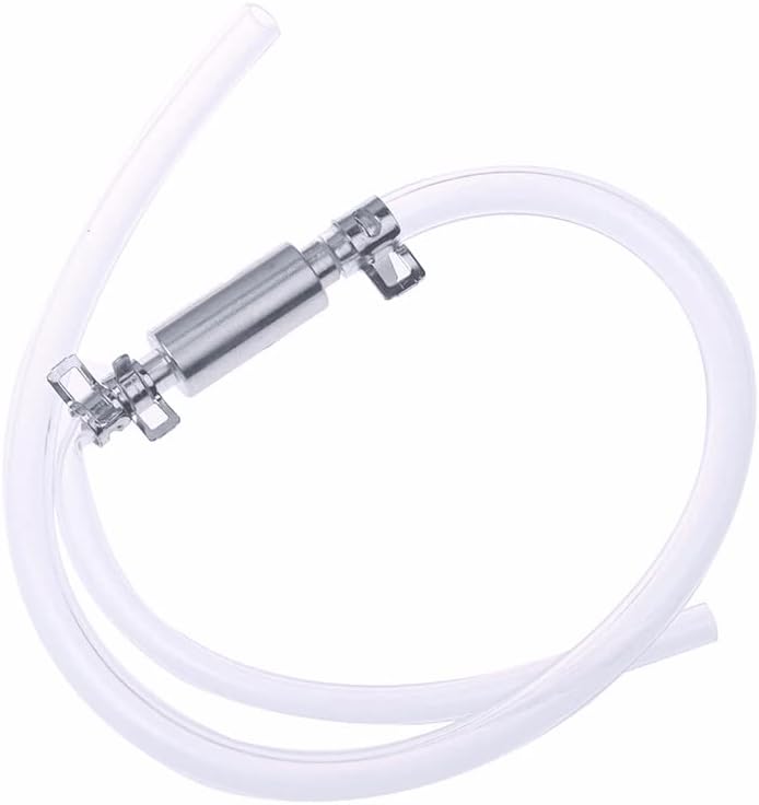 Clutch Brake Bleeder Hose - 19.6 Inch | One Way Valve Tube to Remove Air Bubbles from Truck, Car, Motorcycle Clutch & Brake Line - Brake Bleeder Kit for Vacuum Pump - Mechanic Tools