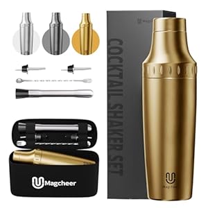 Magcheer Cocktail Shaker Set 850ml Gold