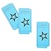 Juvale Raffle Tickets Roll - 2000-Count Blue Vintage Star - Perforated Stub Roll of Tickets for Classroom & Fundraiser Events - Tokens & Raffle Prizes