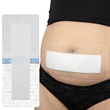 Small Waterproof C Section Shower Wound Protector 14 Pcs 4'x8' Tummy Tuck Scar Incision Abdominal Bandage Hysterectomy Recovery Must Haves Post Surgery Dressing Cover