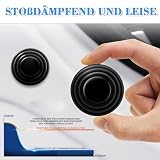 20 Stück Autotür Stoßdämpfe, Stoßdämpfer Und Schalldämpfer Autotür Dämpfer Dichtung Universal, für Tür Schock Dämpfung Abstandshalter, Autoteile