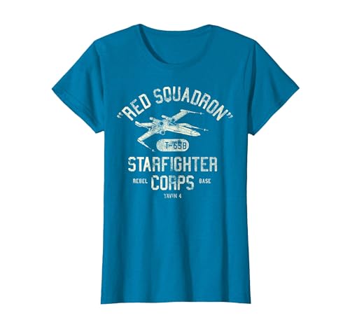 Image of Star Wars Rebel X-Wing Starfighter Corps Graphic T-Shirt T-Shirt, Women, Sapphire Blue, XX-Large