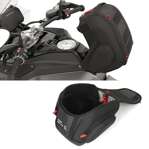 Chaoouyue Motorcycle Waterproof Fuel Tank Bag 12L Volume Fits for BMW R1300GS Adventure R 1300 GS ADV 2024 2025 Travel Storage Bag Nylon Black Backpack Portable Front Tool Bags