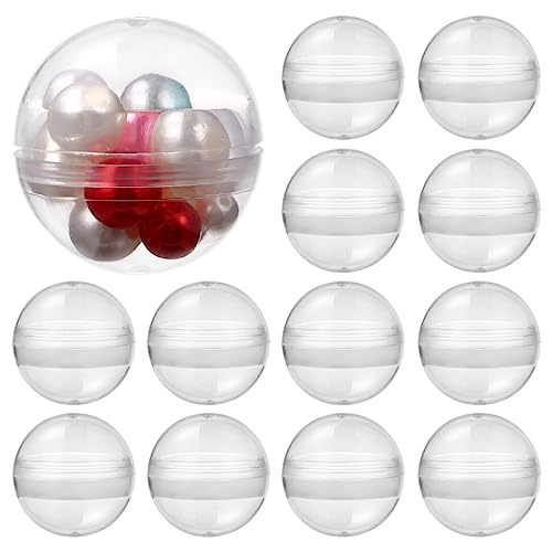 Boules transparentes à remplir plastique rigide qui ne s'ouvrent pas