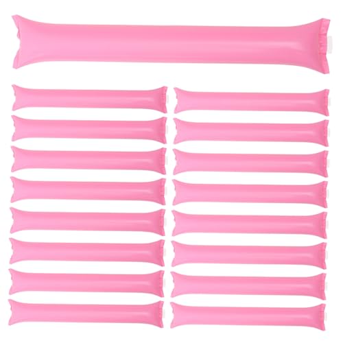 CLISPEED 100 Piezas Palos Inflables de Animación para Accesorios de Animación Reutilizables Palos de Aplausos para Eventos Deportivos y Fiestas Ligero y Fácil de Inflar