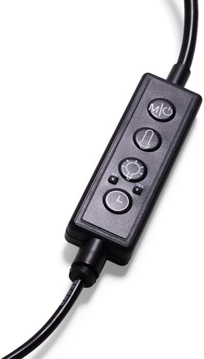 Close-up of the imagitarium LED light inline controller