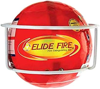 Elide Fire Extinguisher Plastic Standard Size Orange Fire Extinguisher Ball (1.3 kg.)