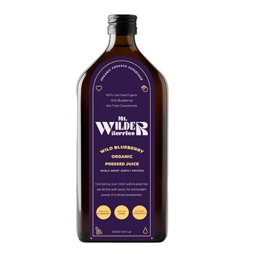 Wild Blueberry Organic Pressed Juice 500ml