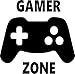 Produktbild EmmiJules Wandtattoo Gamer Zone - Made in Germany - in verschiedenen Größen - Junge Spielzimmer Playstation XBox Konsole PC Kinderzimmer Wandaufkleber Wandsticker (50cm x 50cm, schwarz)