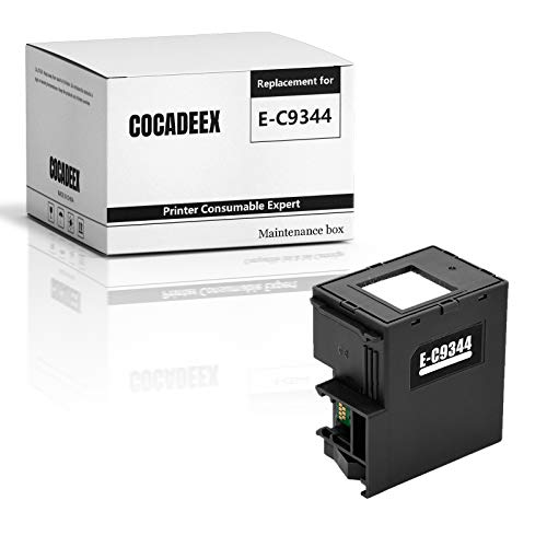 COCADEEX Caja de mantenimiento de tinta de repuesto para impresora C9344 o C12C934461, funciona con XP-2100 XP-4100 XP-3100 XP-2105 XP-3105 XP-4105 WF-2830 WF-2850 WF-2810 WF-2835 Cover
