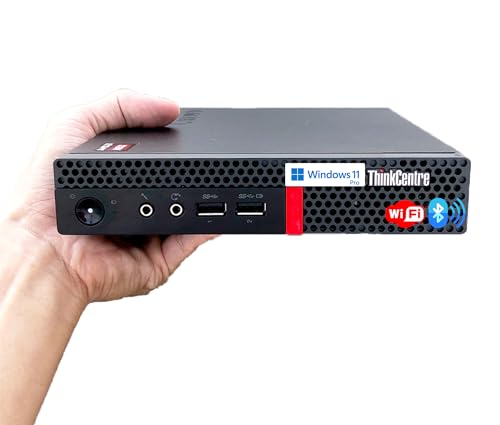 Lenovo ThinkCentre M625 mini PC — a small black cube with Lenovo branding