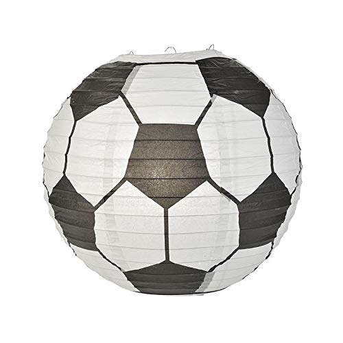PaperLanternStorecom Soccer BallFutbol Paper Lantern Hanging Decoration
