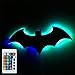 7 Couleur Miroir 3D Batman Télécommande LED USB Night Light Mur Lampe Décoration de La Maison Enfants Cadeau